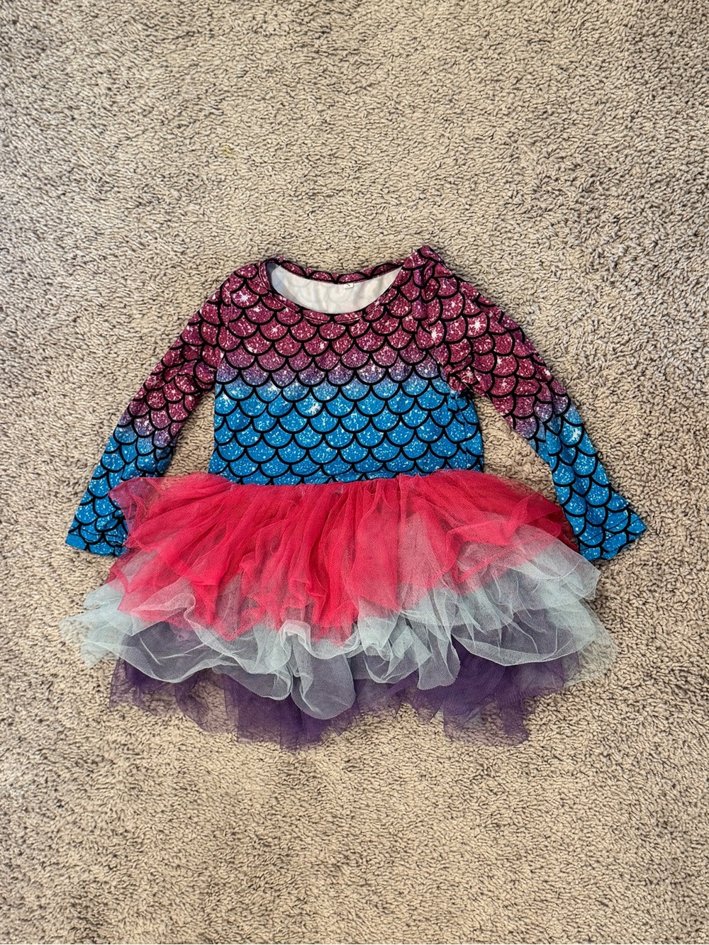 Mermaid tulle dress